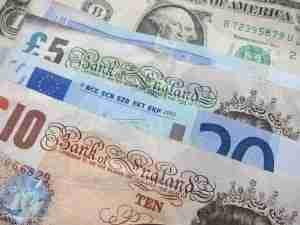 cash notes on table