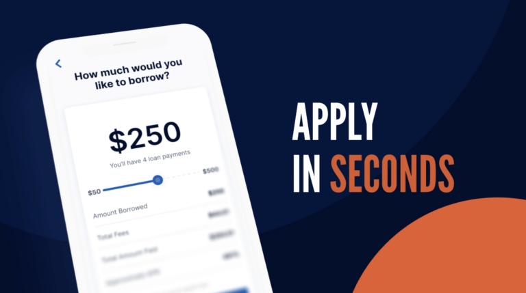 An advertisement graphic featuring a mobile phone displaying a loan application interface with the highlighted amount of $250 and text that reads "APPLY IN SECONDS". How to Borrow 500 Over 12 Months