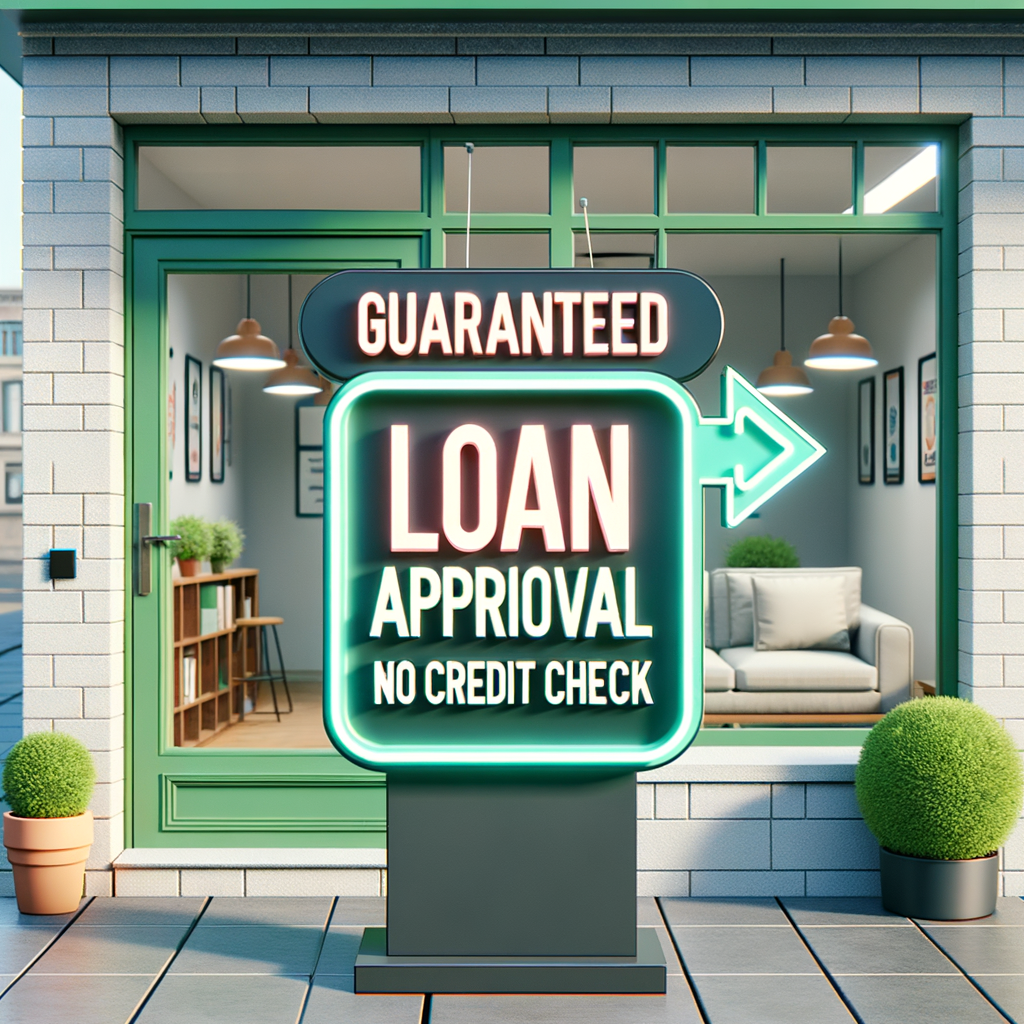Guaranteed Loan Approval No Credit Check