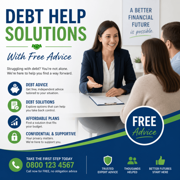 Debt Help Solutions With Free Advice
