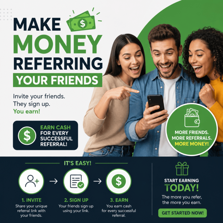 Make Money Referring Your Friends