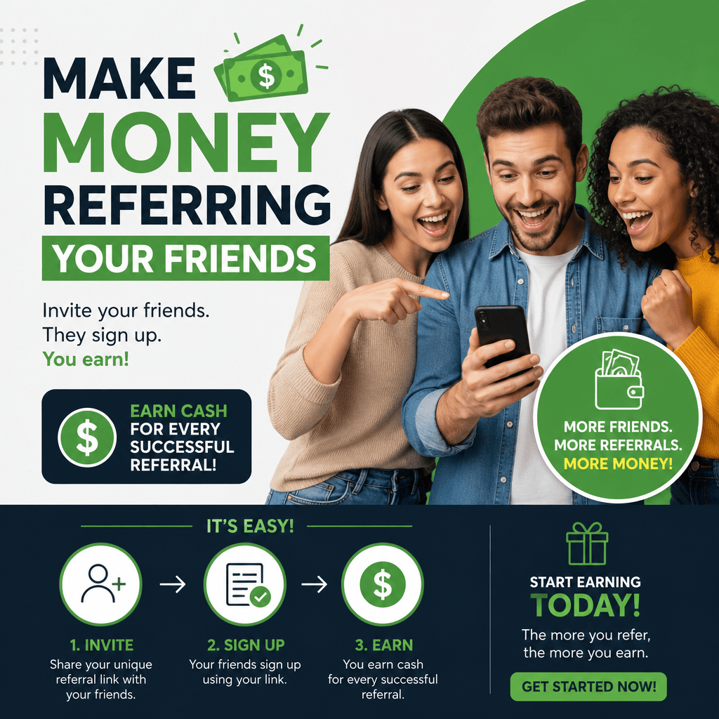 Make Money Referring Your Friends
