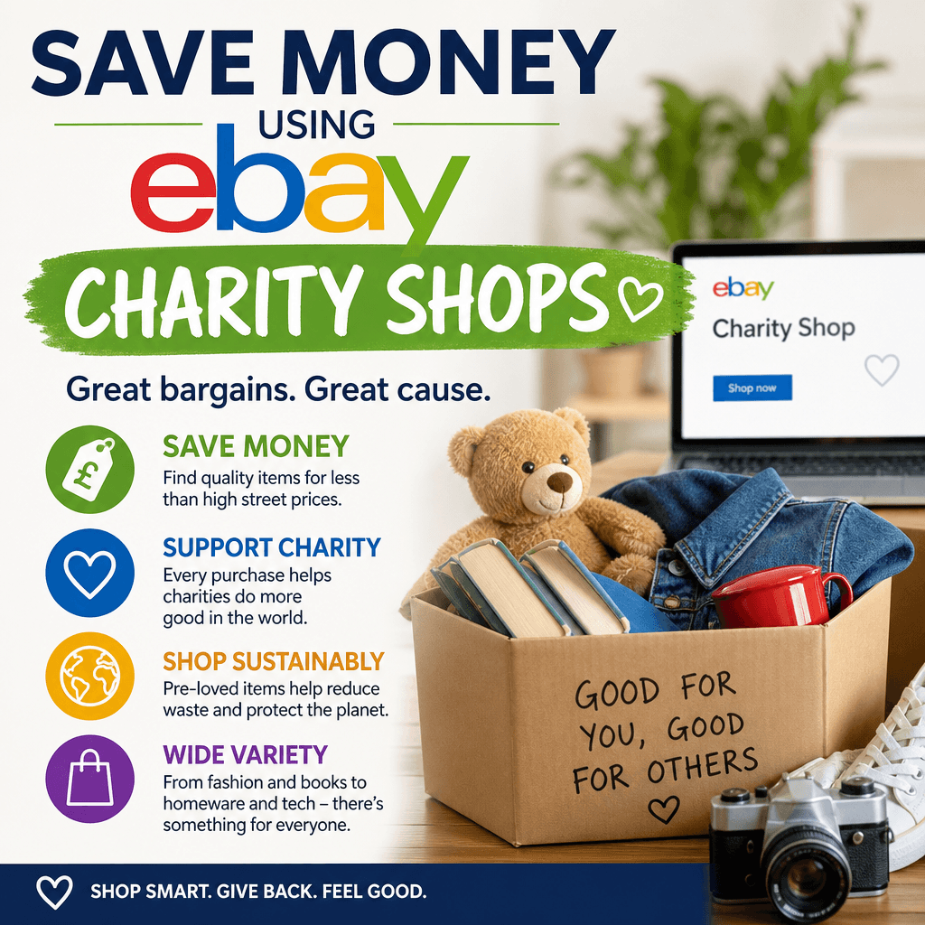 Save Money Using ebay Charity Shops