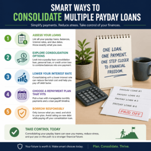 Smart Ways to Consolidate Multiple Payday Loans
