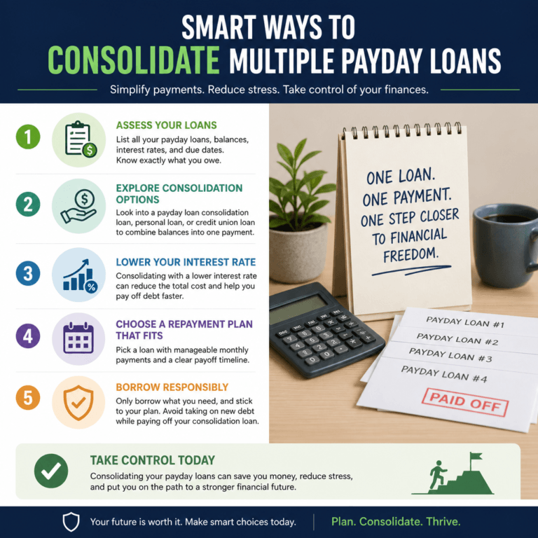 Smart Ways to Consolidate Multiple Payday Loans
