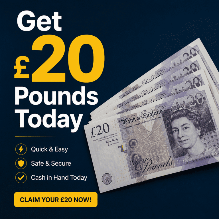 get 20 pounds today