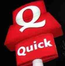 red quick sign