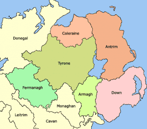 counties of northern ireland