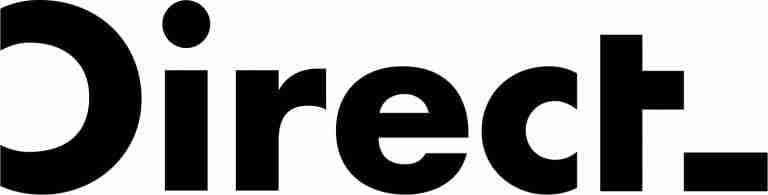 Bold black typography with a playful dot design, highlighting the word 'direct' from "loans really bad credit direct lenders".