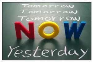yesterday tomorrow now sign