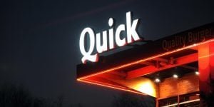 illuminated shop sign
